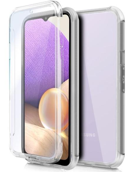 FUNDA MOVIL BACK + FRONT COVER COOL SILICONA 3D TRANSPARENTE SAMSUNG GALAXY A325G A326