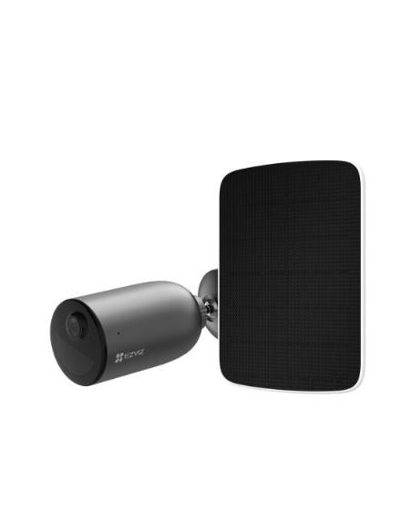 CAMARA VIGILANCIA EZVIZ BULLET EB3 TYPE C OUTDOOR 3MP 2K WIFI DIA/NOCHE BLACK + PANEL SOLAR