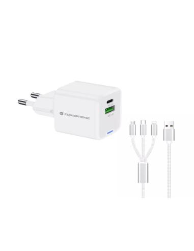 CARGADOR USB CONCEPTRONIC ALTHEA 33W USB-C +...