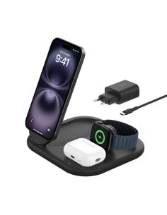 BASE DE CARGA BELKIN CHARGE 3 EN 1 QI2 BOOST CHARGE 15W...