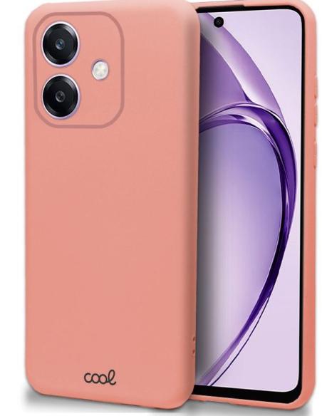 FUNDA MOVIL BACK COVER COOL SILICONA PINK OPPO A40 / A40M / A60 5G