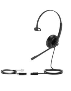 AURICULAR + MIC YEALINK YHS34 LITE MONOAURAL BLACK +...