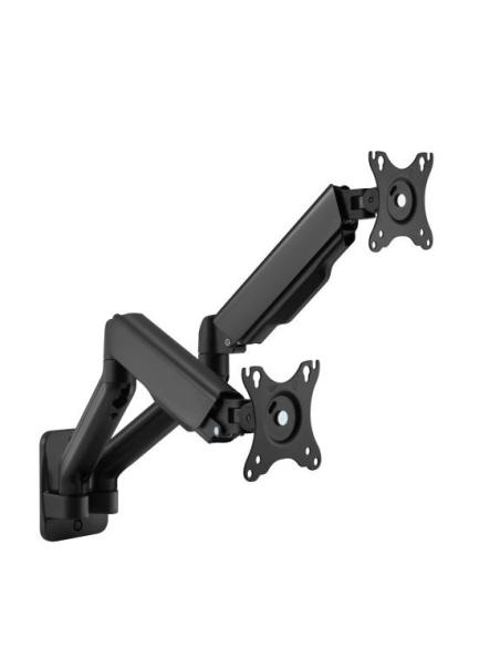 SOPORTE MONITOR ESCRITORIO EQUIP 2 BRAZOS 17-32 VESA 100 MONTAJE PINZA