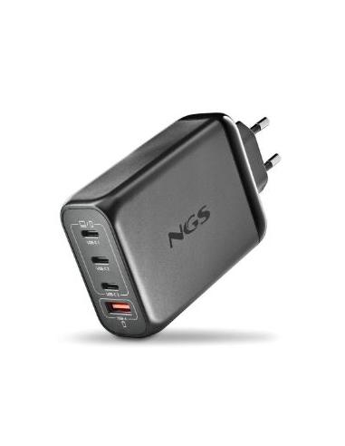 CARGADOR USB NGS BUD 140W GAN USB + 3XUSB-C BLACK