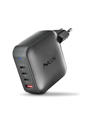CARGADOR USB NGS BUD 165W GAN USB + 3XUSB-C BLACK