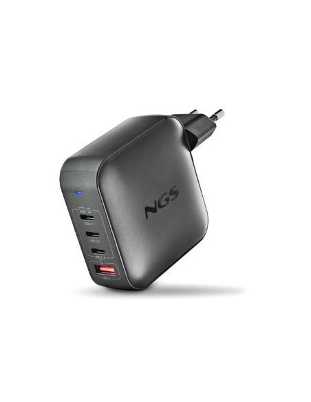 CARGADOR USB NGS BUD 165W GAN USB + 3XUSB-C BLACK