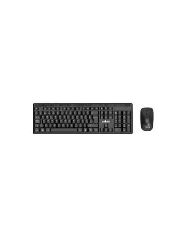 TECLADO + MOUSE NILOX NXKMWE011 WIRELESS BLACK