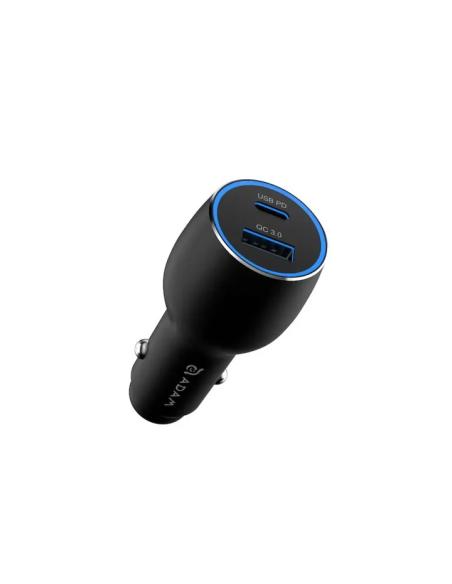 CARGADOR USB ADAM OMNIA C1 PRO 83W USB 18W + USB-C 65W BLACK PARA COCHE