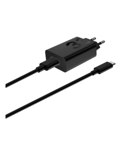 CARGADOR USB MOTOROLA 30W BLACK + CABLE USB USB-C 2