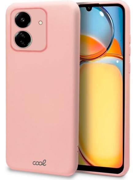 FUNDA MOVIL BACK COVER COOL SILICONA PINK XIAOMI REDMI 13C / POCO C65