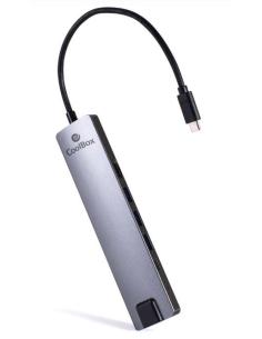 PUERTO REPLICADOR USB-C COOLBOX HDMI + RJ45 + 3XUSB 3.0 +...