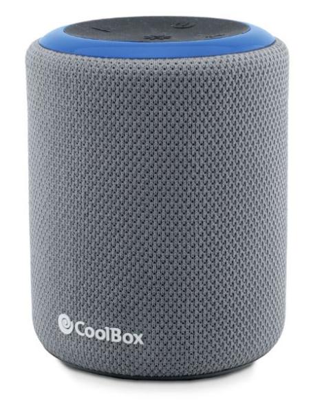 ALTAVOZ BLUETOOTH COOLBOX DROP G231 5W IPX6 GREY