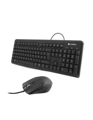 TECLADO + MOUSE COOLBOX USB BLACK