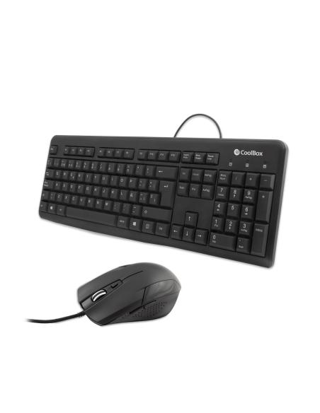 TECLADO + MOUSE COOLBOX USB BLACK