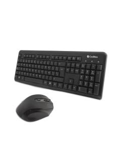 TECLADO + MOUSE COOLBOX WIRELESS USB BLACK