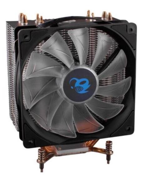 VENTILADOR CPU COOLBOX DEEPCYCLONE LED SOCKET 1150/1151/1155/1156/2066/2011 AM3+/AM3/AM2+/AM2