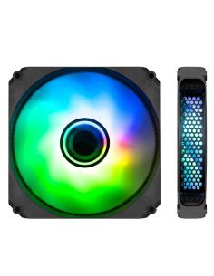VENTILADOR 12CM 120X120X25MM COOLBOX INFINITY ARGB BLACK