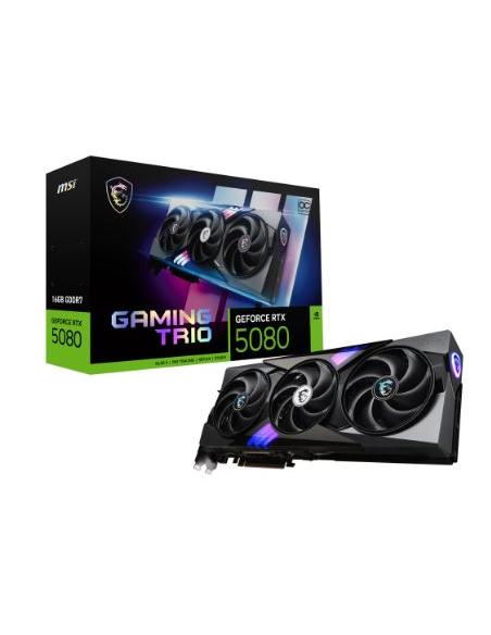 TARJETA GRAFICA PCIE NVIDIA GF RTX 5080 GAMING TRIO OC 16GB DDR7 3XDP HDMI