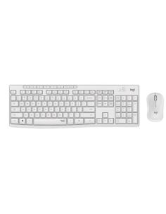 TECLADO + MOUSE LOGITECH WIRELESS MK295 SILENT WHITE SUIZO