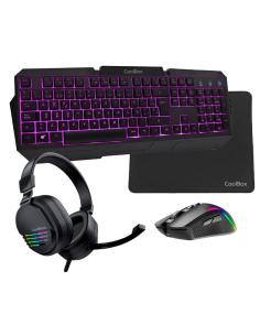 TECLADO + MOUSE COOLBOX XWING 2 RGB BLACK + AURICULARES +...