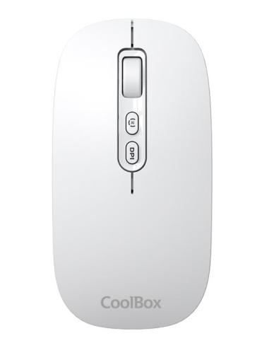 MOUSE COOLBOX WIRELESS IA W02 BLUETOOTH USB WHITE