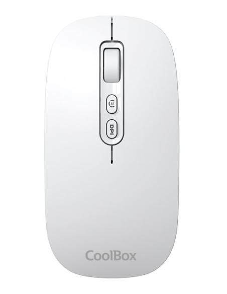 MOUSE COOLBOX WIRELESS IA W02 BLUETOOTH USB WHITE