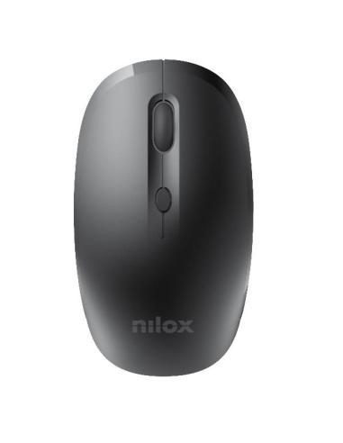 MOUSE NILOX WIRELESS 4000DPI 4 BOTONES BLACK