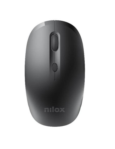 MOUSE NILOX WIRELESS 4000DPI 4 BOTONES BLACK