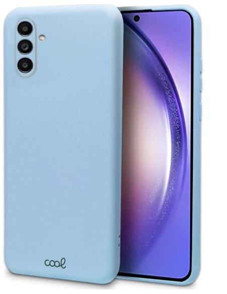 FUNDA MOVIL BACK COVER COOL SILICONA BLUE GALAXY A54 5G A546