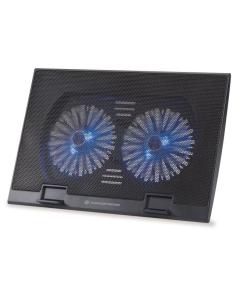 BASE REFRIGERADORA CONCEPTRONIC 17 2 VENTILADORES BLACK