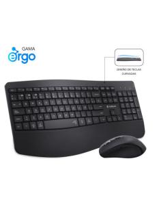 TECLADO + MOUSE SUBBLIM WIRELESS ERGO OFFICE PROWAVE DUAL...