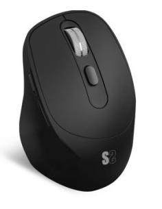 MOUSE SUBBLIM WIRELESS OPTICAL DUAL CURVE ERGO BLACK