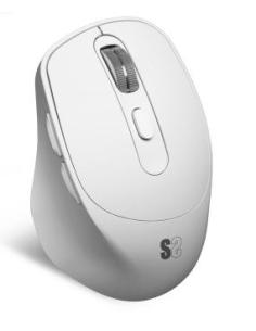 MOUSE SUBBLIM WIRELESS OPTICAL DUAL CURVE ERGO WHITE