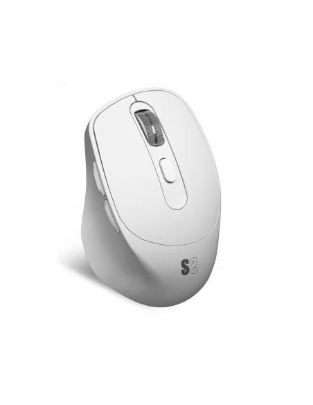 MOUSE SUBBLIM WIRELESS OPTICAL DUAL CURVE ERGO WHITE