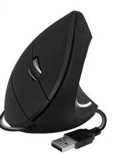 MOUSE SUBBLIM VERTICAL GLIDE ERGO BLACK USB