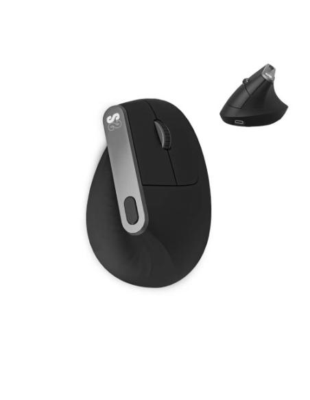 MOUSE SUBBLIM VERTICAL NATURE ERGO WIRELESS BLUETOOTH DUAL BLACK