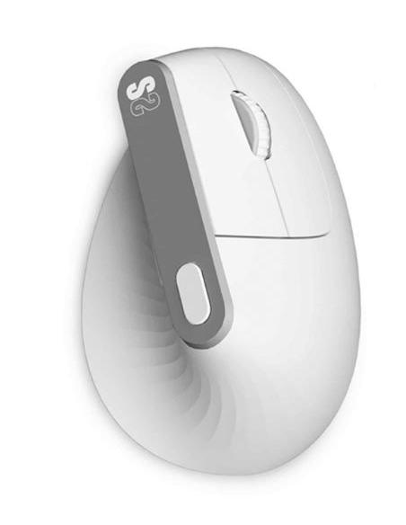 MOUSE SUBBLIM VERTICAL NATURE ERGO WIRELESS BLUETOOTH DUAL WHITE