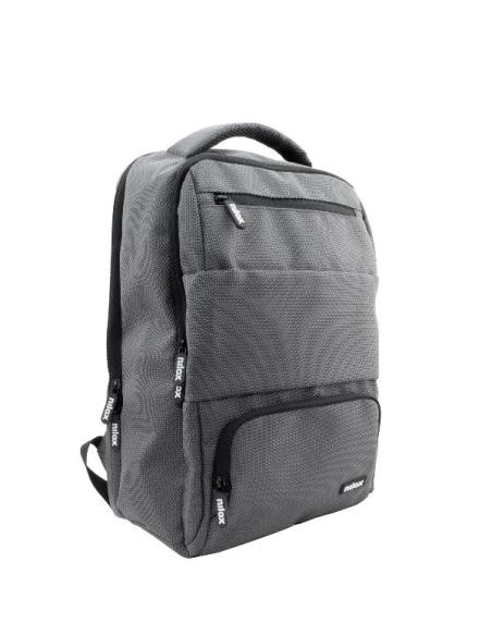 MOCHILA PORTATIL NILOX 15.6 BACKPACK TRAVELS GREY