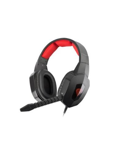 AURICULAR + MIC GENESIS ARGON 400 JACK BLACK/RED