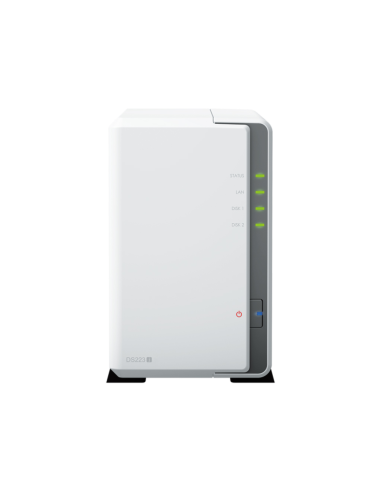 CABINA ALMACENAMIENTO SYNOLOGY DS223J 2 BAHIAS...