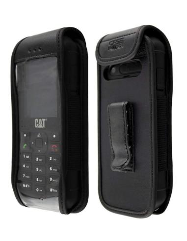 FUNDA MOVIL HT LEATHER CLIP CAT B26 BLACK