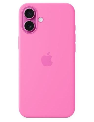 FUNDA IPHONE 16 PLUS APPLE SILICONA PEONY MAGSAFE