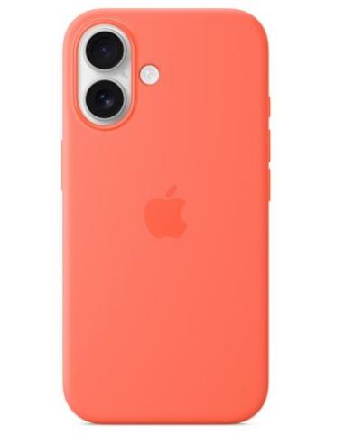 FUNDA IPHONE 16 APPLE SILICONA TANGERINE MAGSAFE