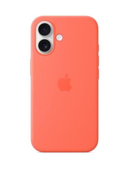 FUNDA IPHONE 16 APPLE SILICONA TANGERINE MAGSAFE
