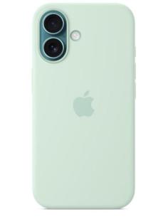 FUNDA IPHONE 16 APPLE SILICONA AQUAMARINE MAGSAFE