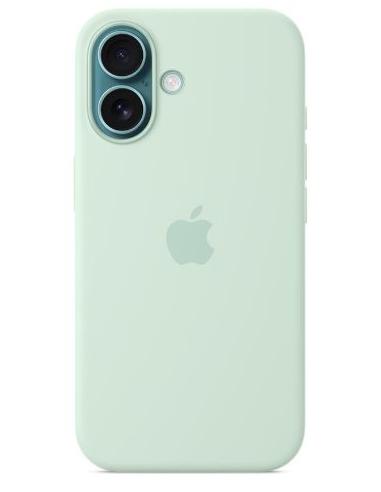 FUNDA IPHONE 16 APPLE SILICONA AQUAMARINE MAGSAFE
