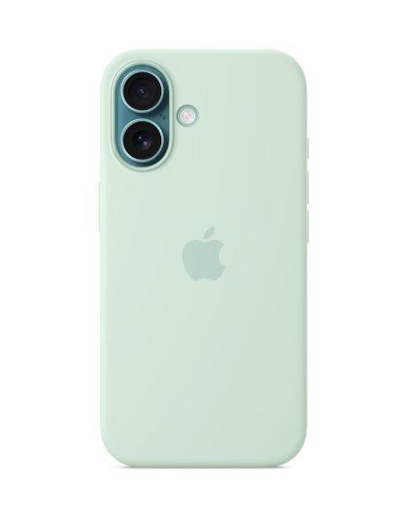 FUNDA IPHONE 16 APPLE SILICONA AQUAMARINE MAGSAFE