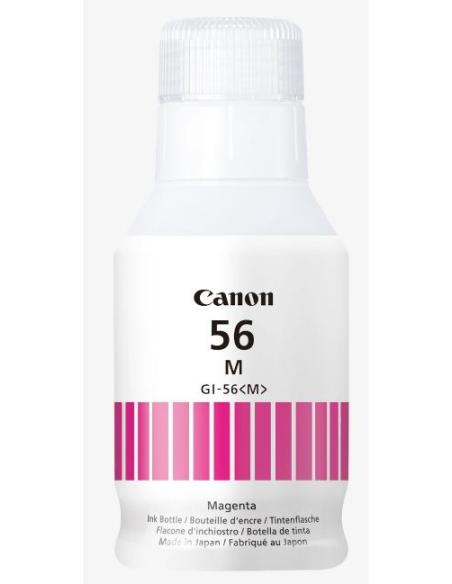 BOTE DE TINTA CANON 56 MAGENTA 135ML PARA MAXIFY GX7050 GX6050 GX5050 GX4050 GX3050 GX6550 GX5550 