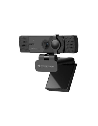 WEBCAM CONCEPTRONIC AMDIS FHD WINDOWS HELLO BLACK