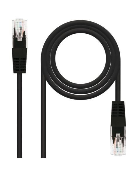 CABLE NANOCABLE RED RJ45 CAT 6 0.25M BLACK